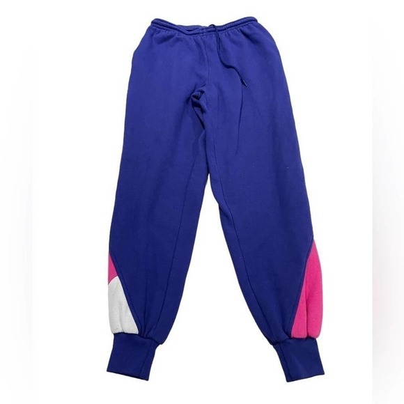 Nike Pants - RETRO Vintage NIKE  Purple loose fit baggy sweatpants track pants joggers MEDIUM